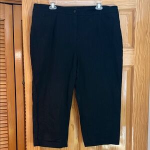Dress Barn Black Cropped Pants